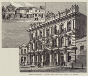Améliorations de rue à Port Elizabeth, Afrique du Sud, l